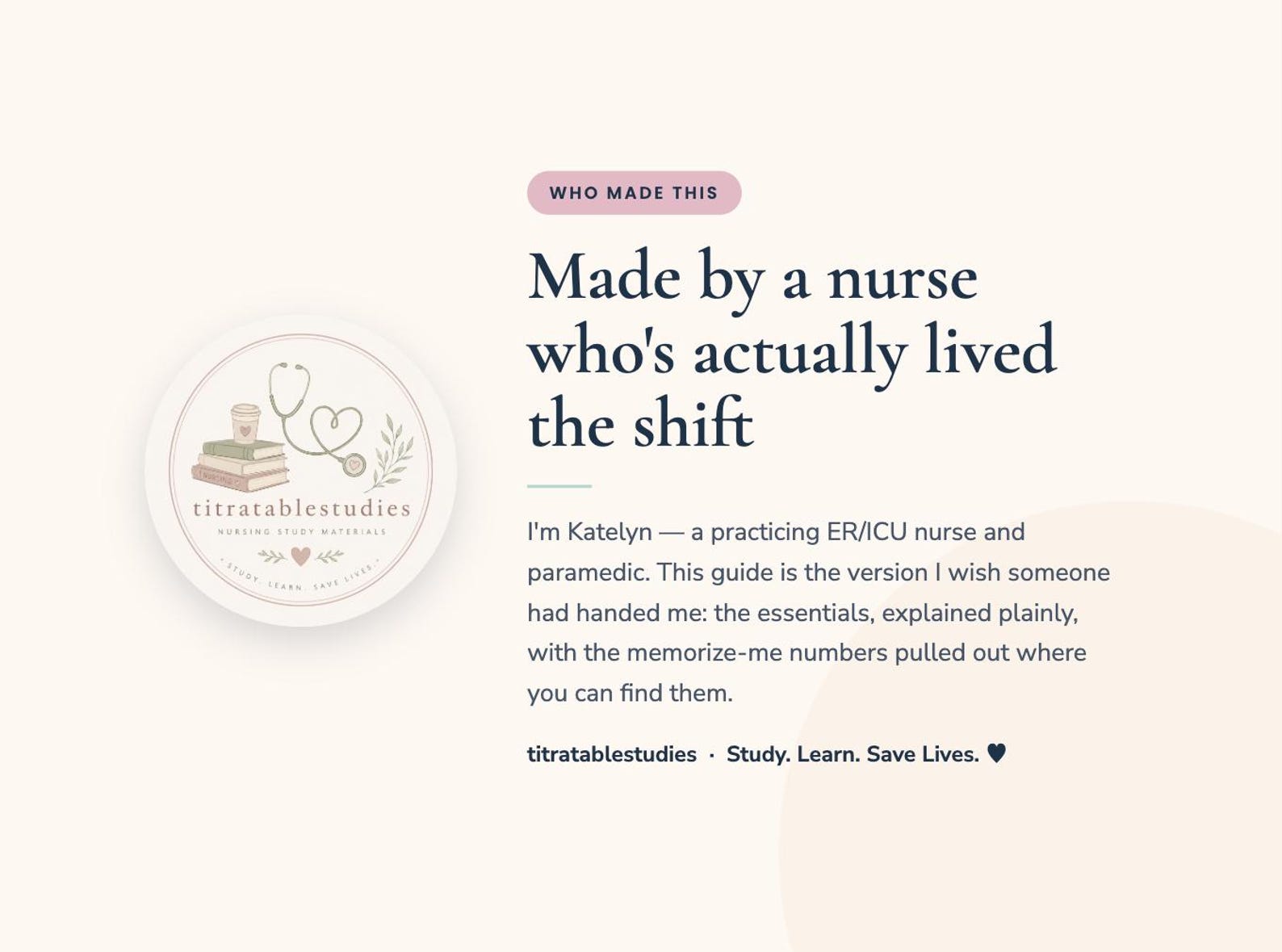 Sample page with NCLEX tips and nursing pearls