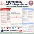 Lab values and ABG interpretation nursing guide cover
