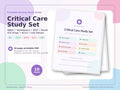 Critical Care Study Set 10-page ICU reference thumbnail
